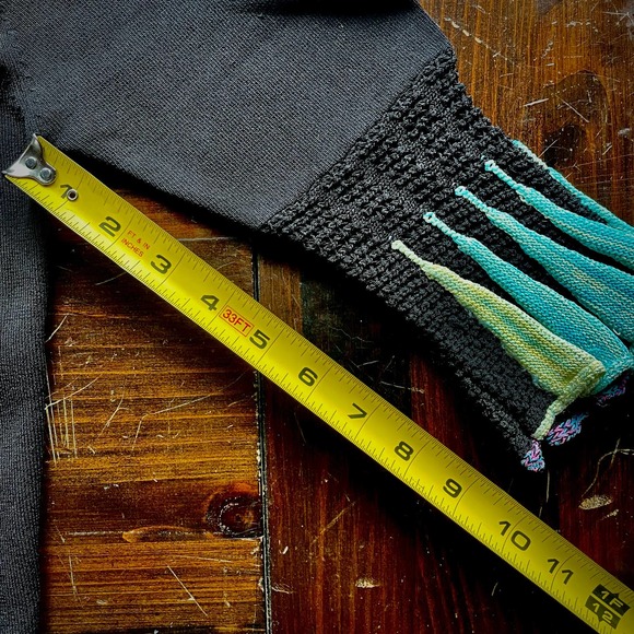 Rare Vintage 90s Pyramid Collection Rainbow 3/4 Sleeve Cardigan - Picture 4 of 10